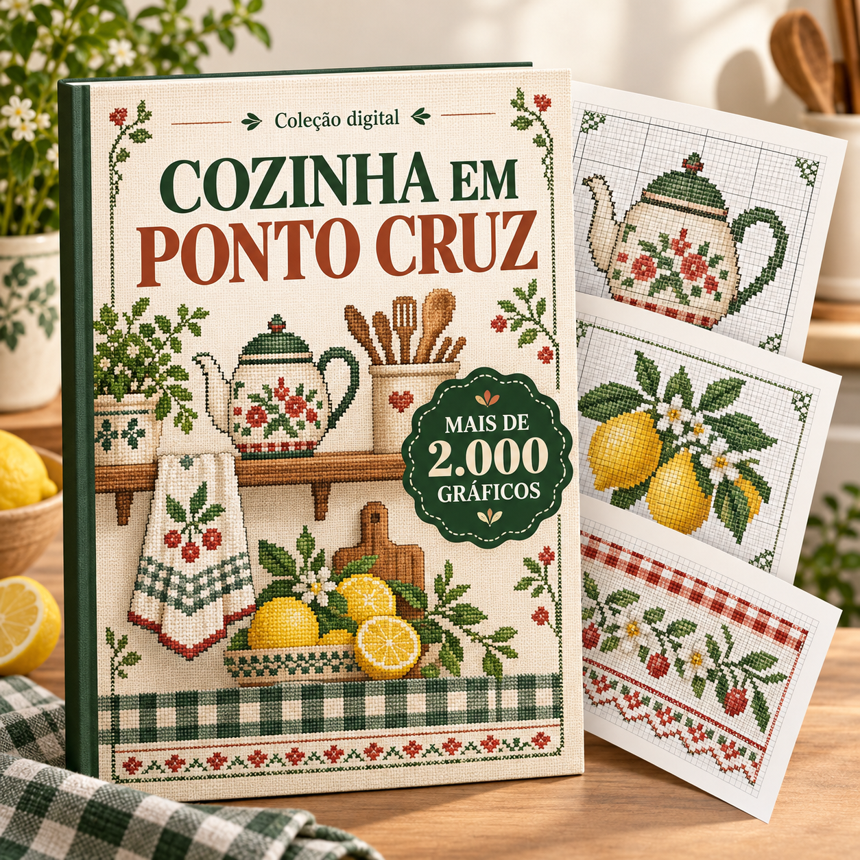 Capa da coleção Cozinha em Ponto Cruz